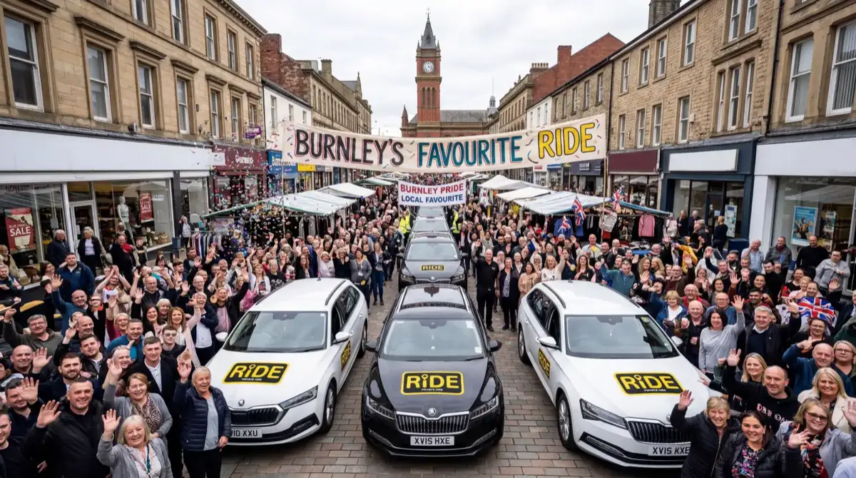Ride Taxis fleet serving Lancashire