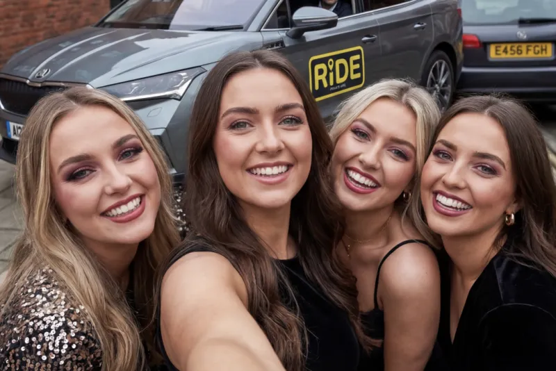 Friends after a night out with Ride